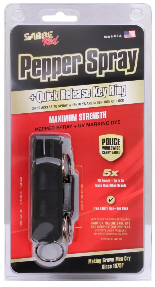 Sabre Pepper Gas with Hard Case ''Special Formula'' HC-14-US