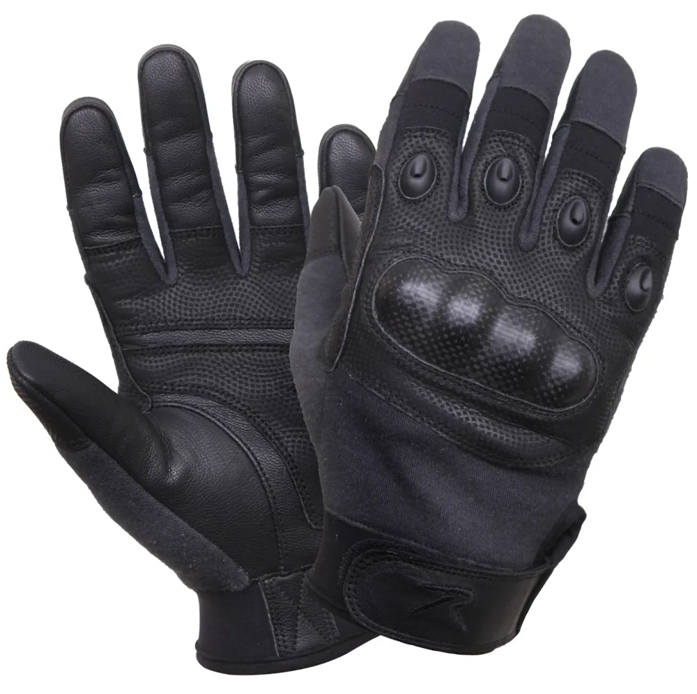 Rothco Carbon Fiber Hard Knuckle Cut/Fire-Resistant Gloves