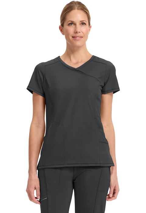 Cherokee Infinity Infinity Mock Wrap Top