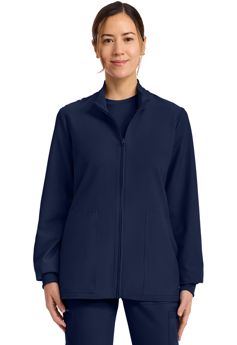 Cherokee Zip Up Scrub Jacket