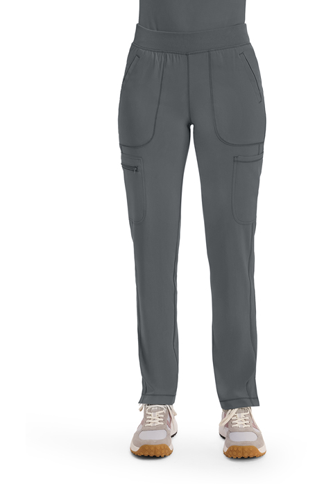 Cherokee Mid Rise Tapered Leg Pull-on Pant