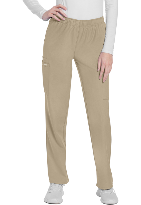 Cherokee Mid Rise Pull-on Slim Leg Cargo Pant