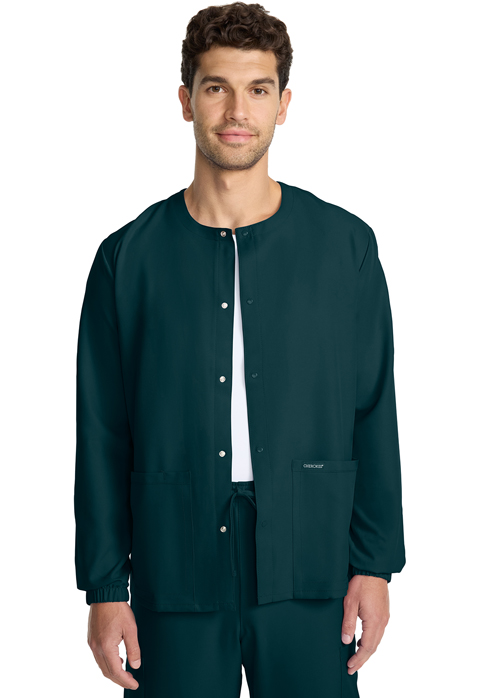 Cherokee Unisex Snap Front Warm Up Jacket