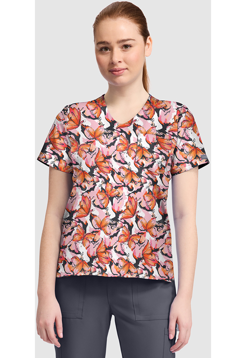 Cherokee Women's High-Low V-Neck Top