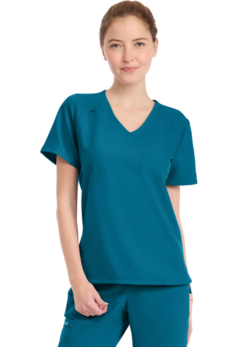 Cherokee Women's Tuck-in V-Neck Top