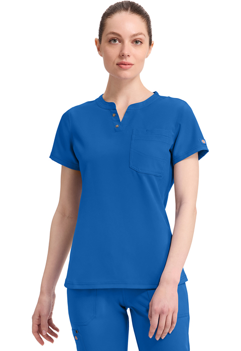 Dickies Round Neck Henley Top