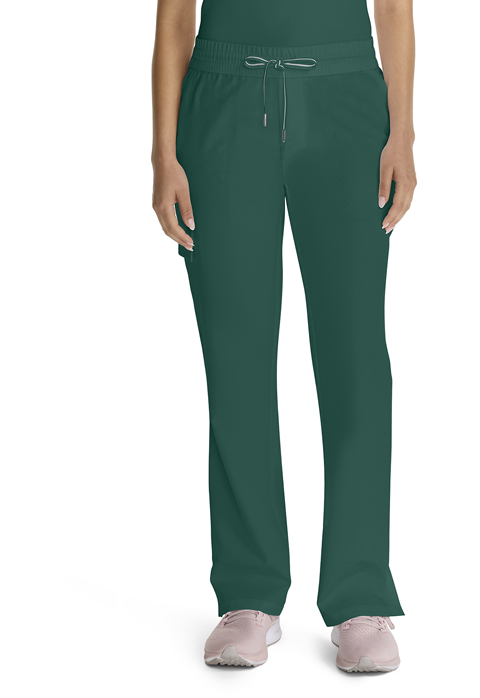 Healing Hands Mid Rise Drawstring Straight Leg