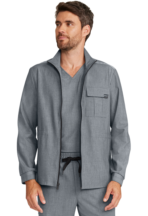 Healing Hands Men's Zip Front Utility Jacket