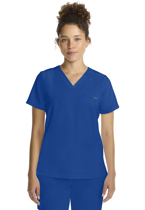 Healing Hands Women's Tuck-in V-Neck Top