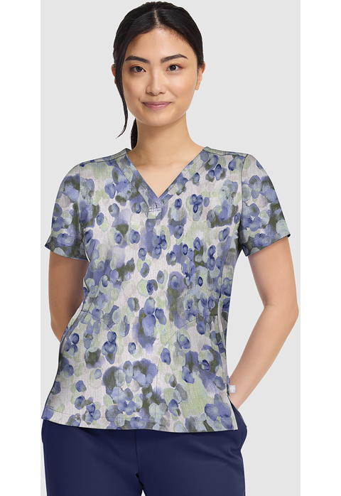 Healing Hands Briana Print Top