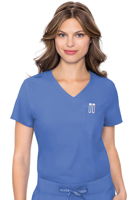 Med Couture One Pocket Tuck-In Top