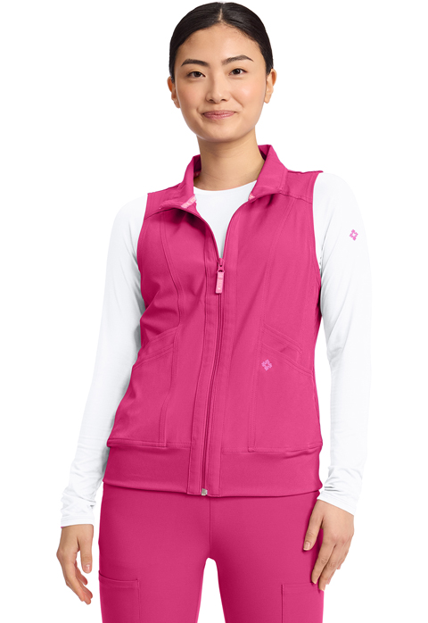 Med Couture Women's 4-Pocket Zip Front Vest