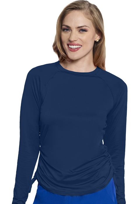 Med Couture Long Sleeve Ruched Underscrub