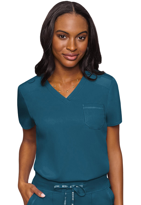 Med Couture V-Neck Tuck In