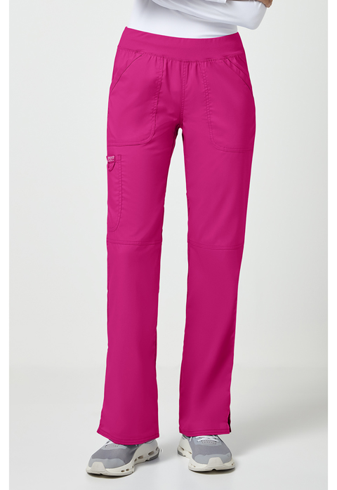 Cherokee Mid Rise Straight Leg Pull-on Pant
