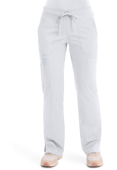 Cherokee Mid Rise Moderate Flare Drawstring Pant