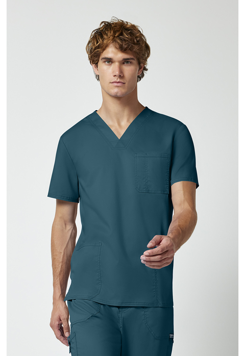 Cherokee Workwear Revolution Men's V-Neck Top