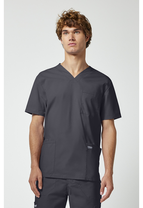 Cherokee Workwear Professionals Men's V-Neck Top