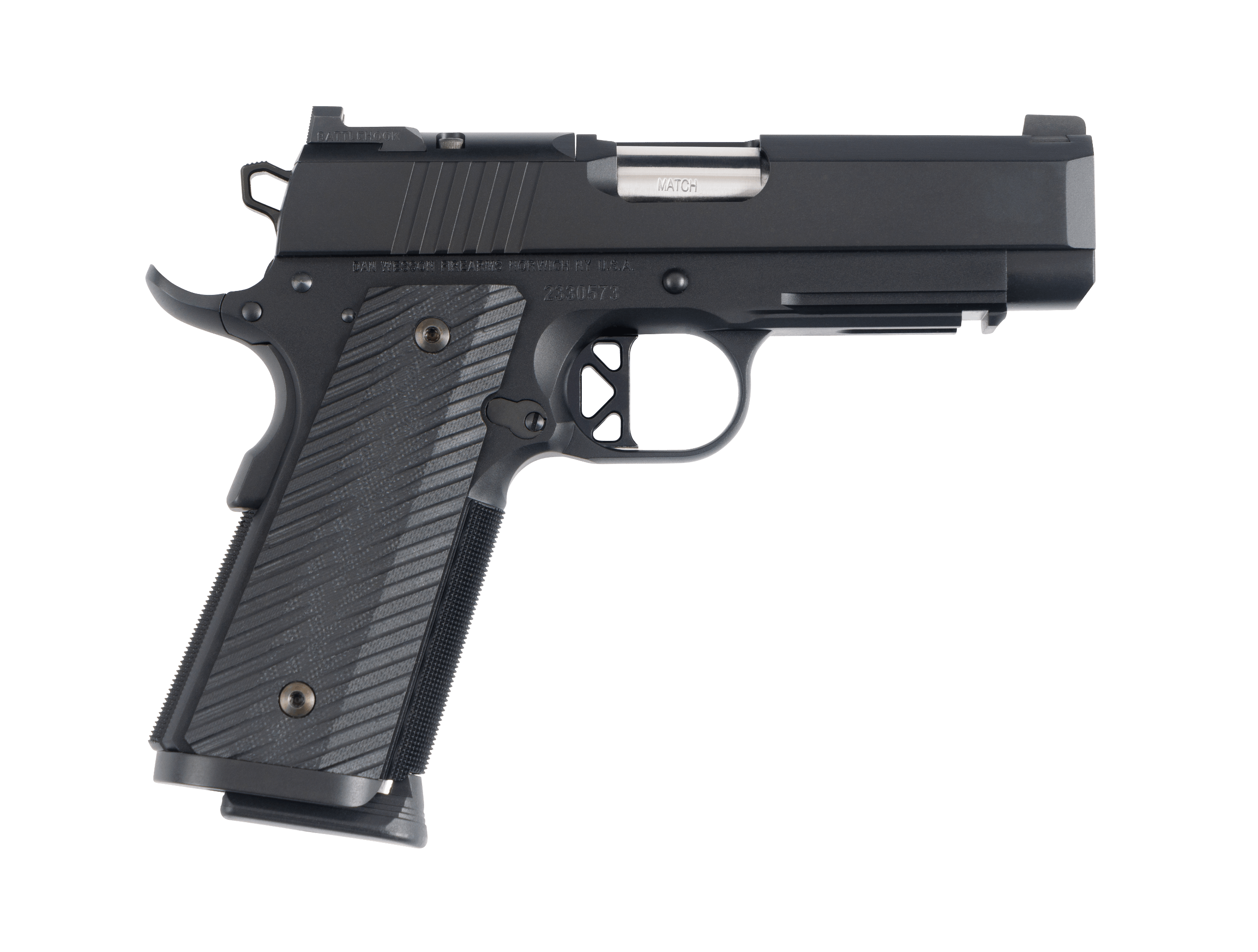 CZ DAN WESSON TCP OPTIC READY .45ACP 4", FS BLACK DUTY FINISH 8RD MAG