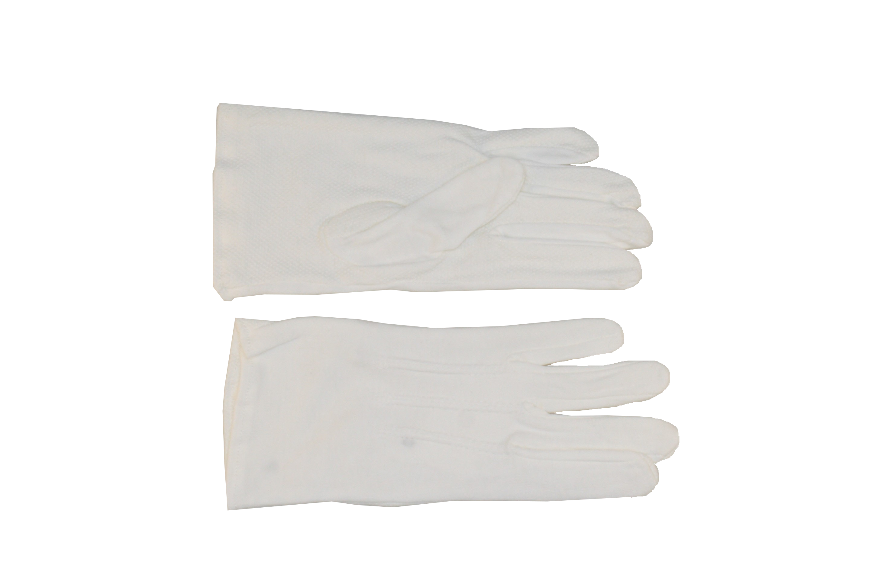 Parade Slip-On Gloves - Grip Dots with Raised Pointing - White