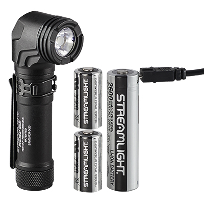 ProTac 90X with CR123A lithium batteries and holster