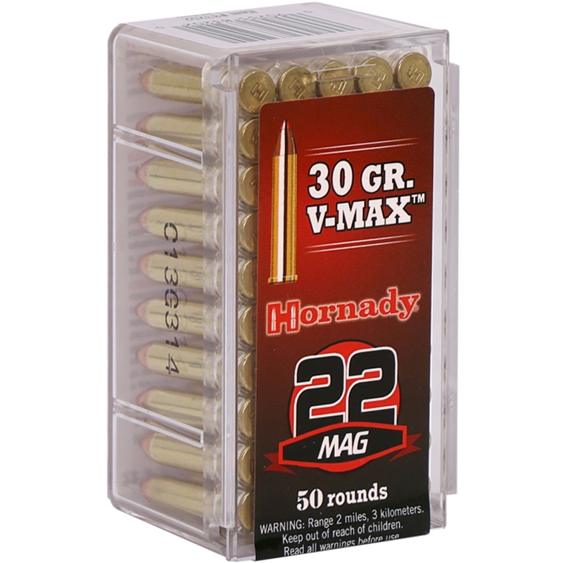 Hornady Varmint Express 22 WMR Ammo 30 Grain V-Max - 83202