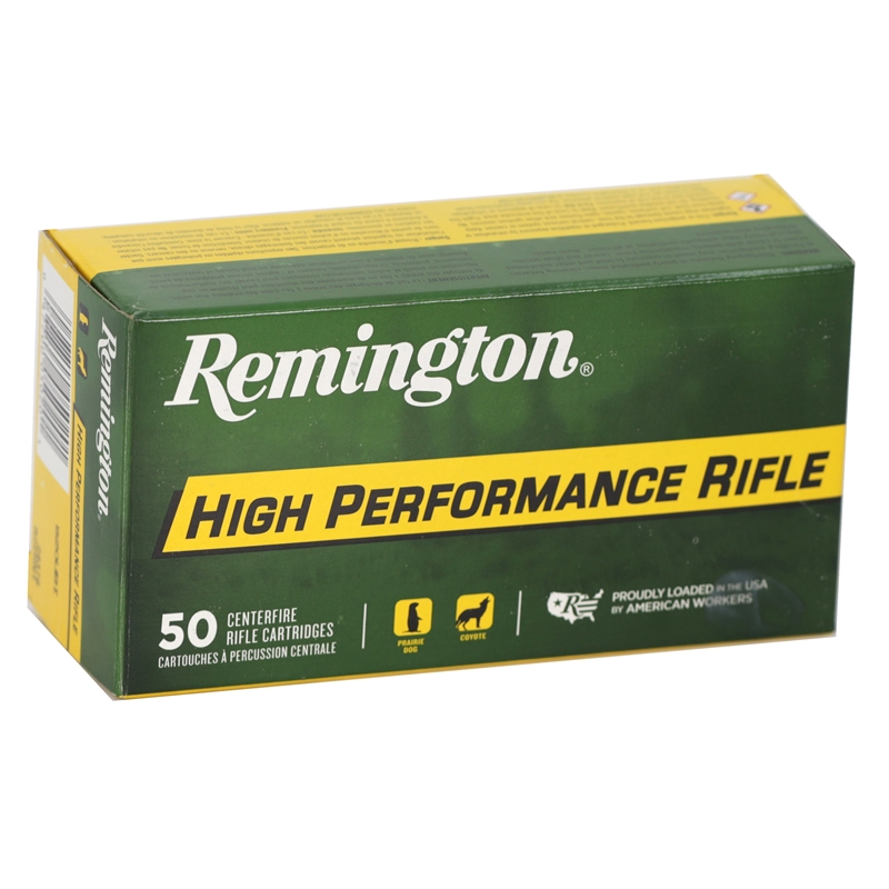 Remington High Performance Rifle 22 Hornet Ammo 45 Grain Pointed Soft Point - R22HN1