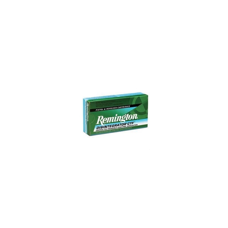 Remington Disintegrator Lead-Free CTF 40 S&W Ammo 125 Grain FMJ Frangible Bullet