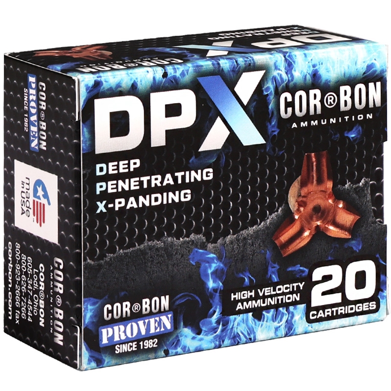CorBon DPX 40 S&W Ammo 140 Grain Copper Hollow Point - DPX40140