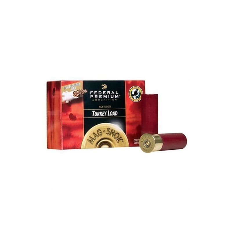 Federal Premium Mag-Shok Turkey 10 Gauge Ammo 3-1/2" 2 oz #5 Shot Copper Plated