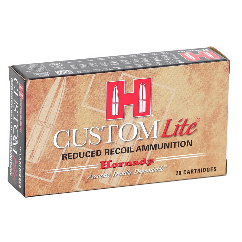  Hornady Custom Lite 308 Winchester Ammo 125 Grain SST - 80866
