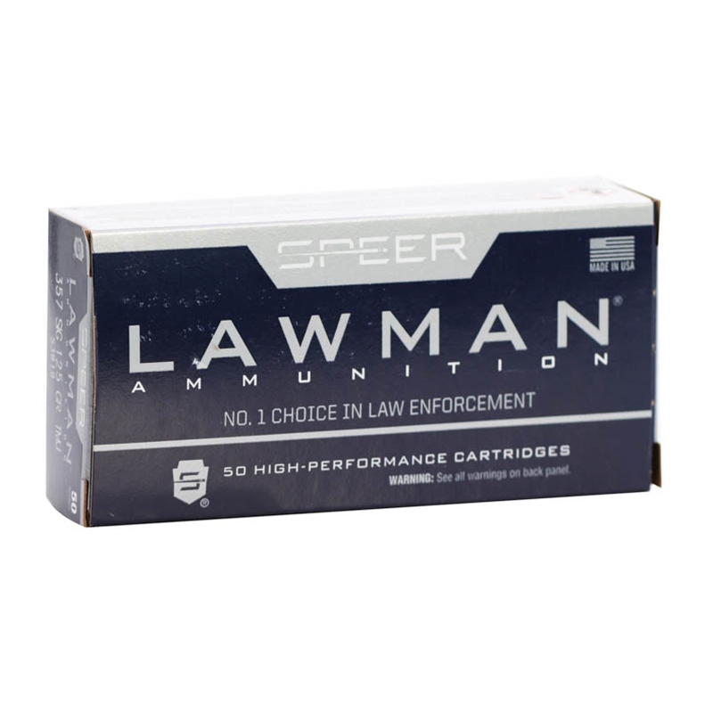 Speer Lawman 357 SIG Ammo 125 Grain Total Metal Jacket - 53919