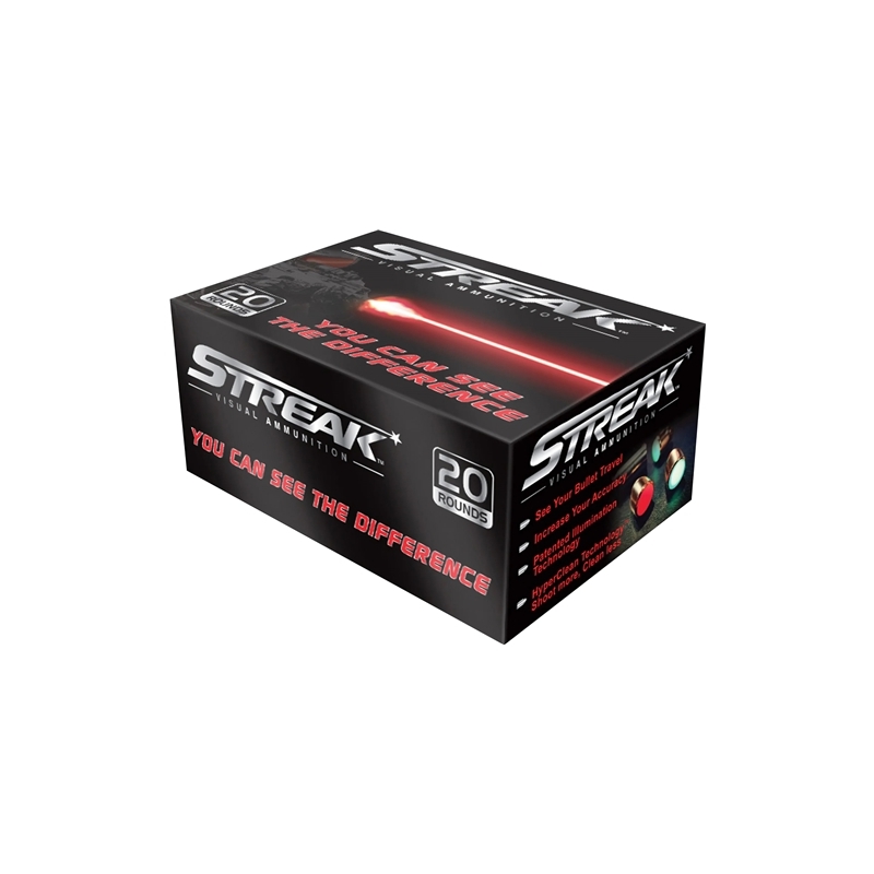 Ammo Inc 9mm Ammo 115 Grain Total Metal Jacket Red Cold Tracer