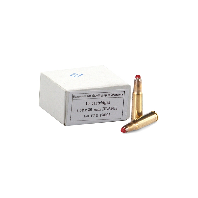 PPU 7.62x39MM Ammo BLANKS - PPB739