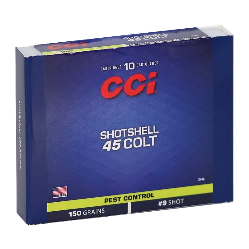 CCI Shotshell 45 Colt Ammo 150 Grain #9 Shot - 3746