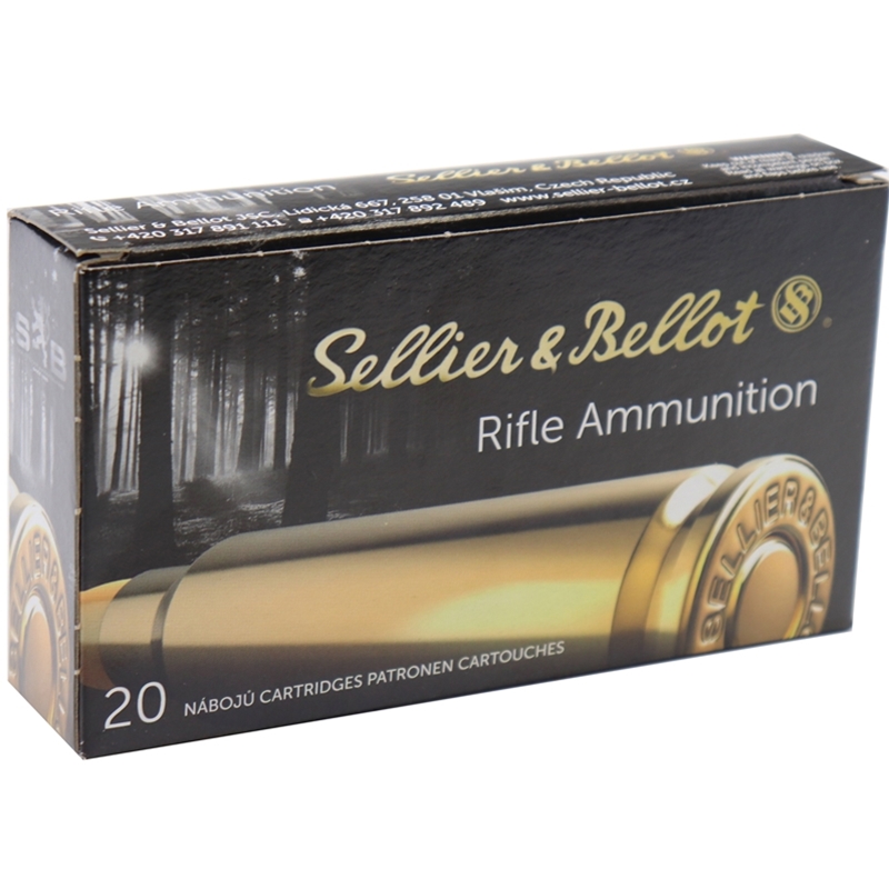 Sellier & Bellot 308 Winchester Ammo 180 Grain Soft Point Cutting Edge - SB308F