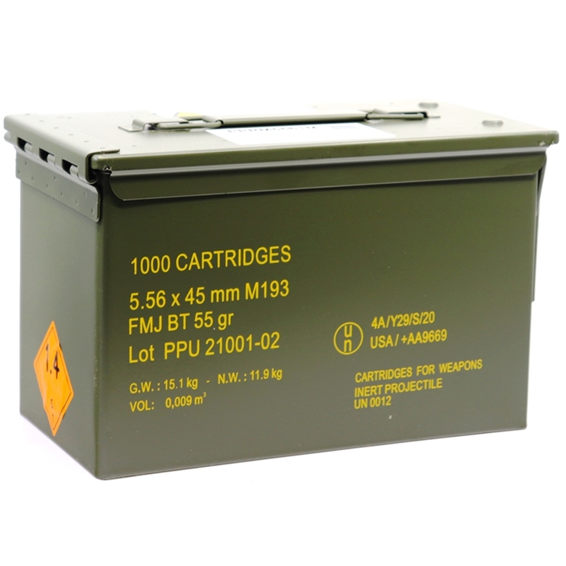 Prvi Partizan Rangemaster 5.56mm NATO M193 Ammo 55 Grain Full Metal Jacket Boat Tail - PPRM5561M
