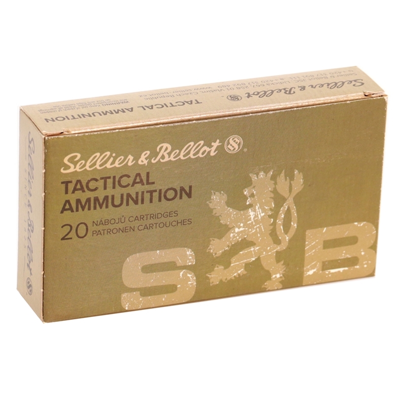 Sellier & Bellot Tactical 7.62x51mm Ammo 200 Grain Full Metal Jacket - SB762SUBB