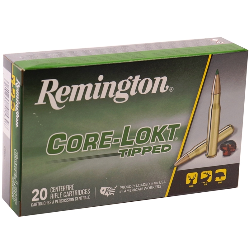 Remington Core Lokt Tipped 30-06 Springfield Ammo 150 Grains Jacketed Soft Point - RT3006A