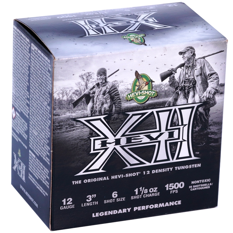 Hevi-Shot Hevi-XII 12 Gauge Ammo 3" 1 1/8 oz #6 Tungsten Lead Free Shot - HS51306