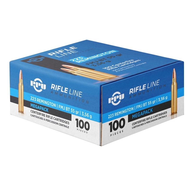 Prvi Partizan 223 Ammo 55 Grain Full Metal Jacket Boat Tail - PP223M