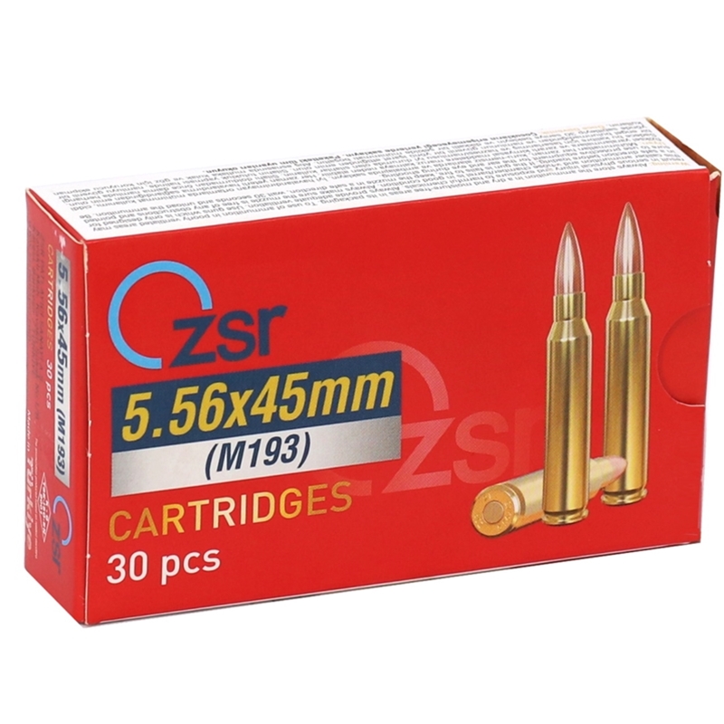 ZSR 5.56x45mm NATO M193 Ammo 55 Grain Full Metal Jacket - ZSR556M193 