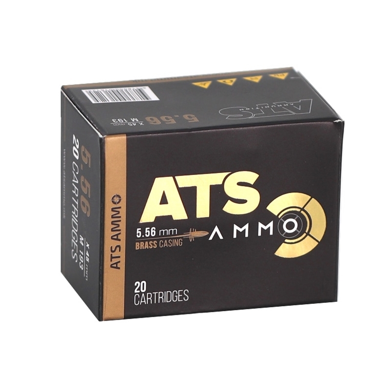 ATS X-Force 5.56x45mm M193 Ammo 55 Grain Full Metal Jacket - SM556x45