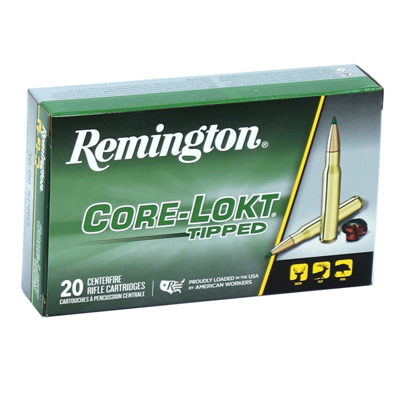 Remington Core-Lokt 30-06 Springfield Ammo 180 Grain Pointed Polymer Tip - RT3006C