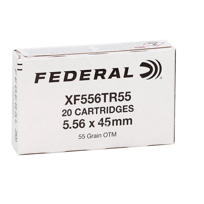 Federal Ammo Federal 5.56x45mm Ammo 55 Grain Open Tip Match - XF556TR55
