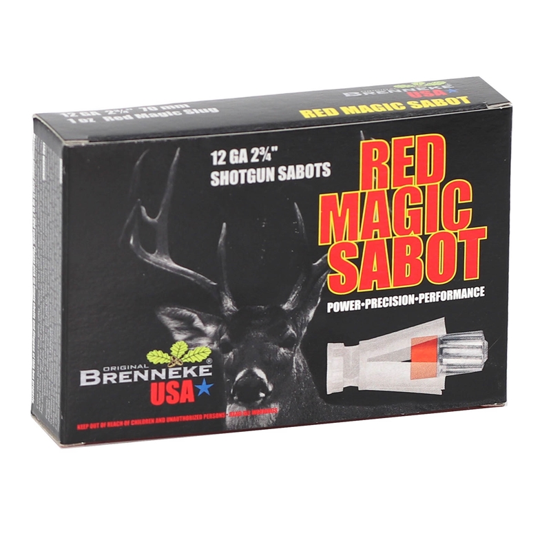 Brenneke USA Red Magic 12 Gauge Ammo 437 Grain 2 3/4" 1 oz Sabot Slug - SL122RMS