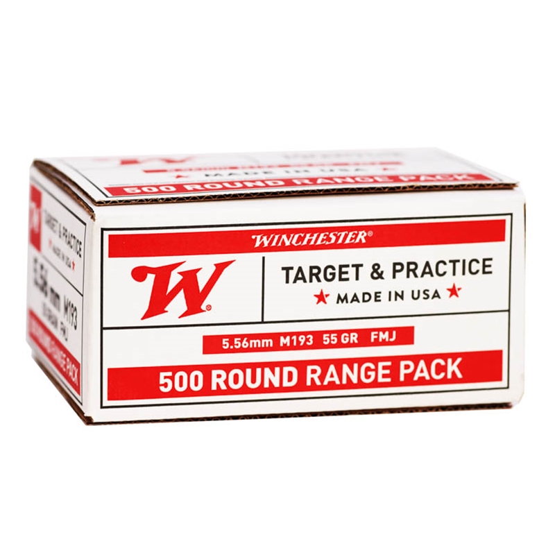 Winchester USA 5.56x45mm NATO M193 Ammo 55 Grain Full Metal Jacket - WM193500
