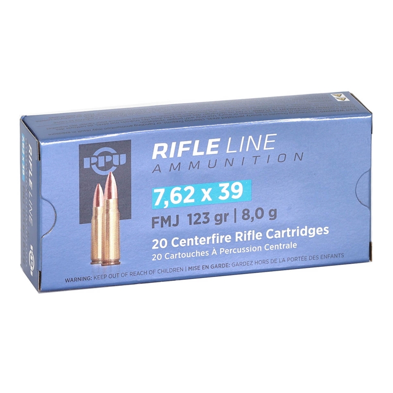  Prvi Partizan 7.62x39mm Ammo 123 Grain Full Metal Jacket - PP739F