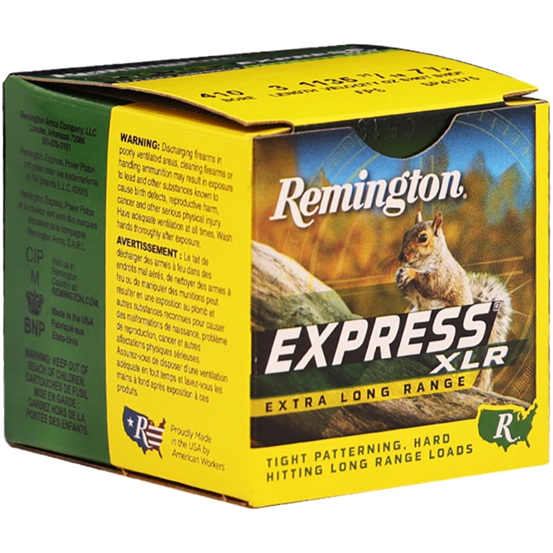 Remington Express Long Range .410 Gauge Ammo 3" 11/16 oz #7.5 Lead Shot - SP41375