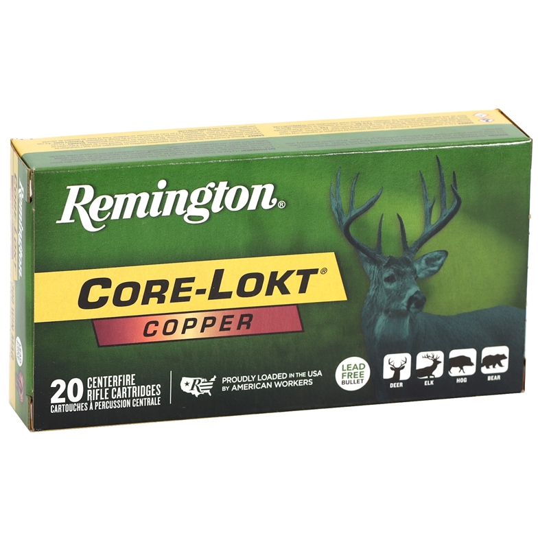 Remington Core-Lokt 300 Winchester Magnum Ammo 180 Grain Copper Hollow Point - R27858